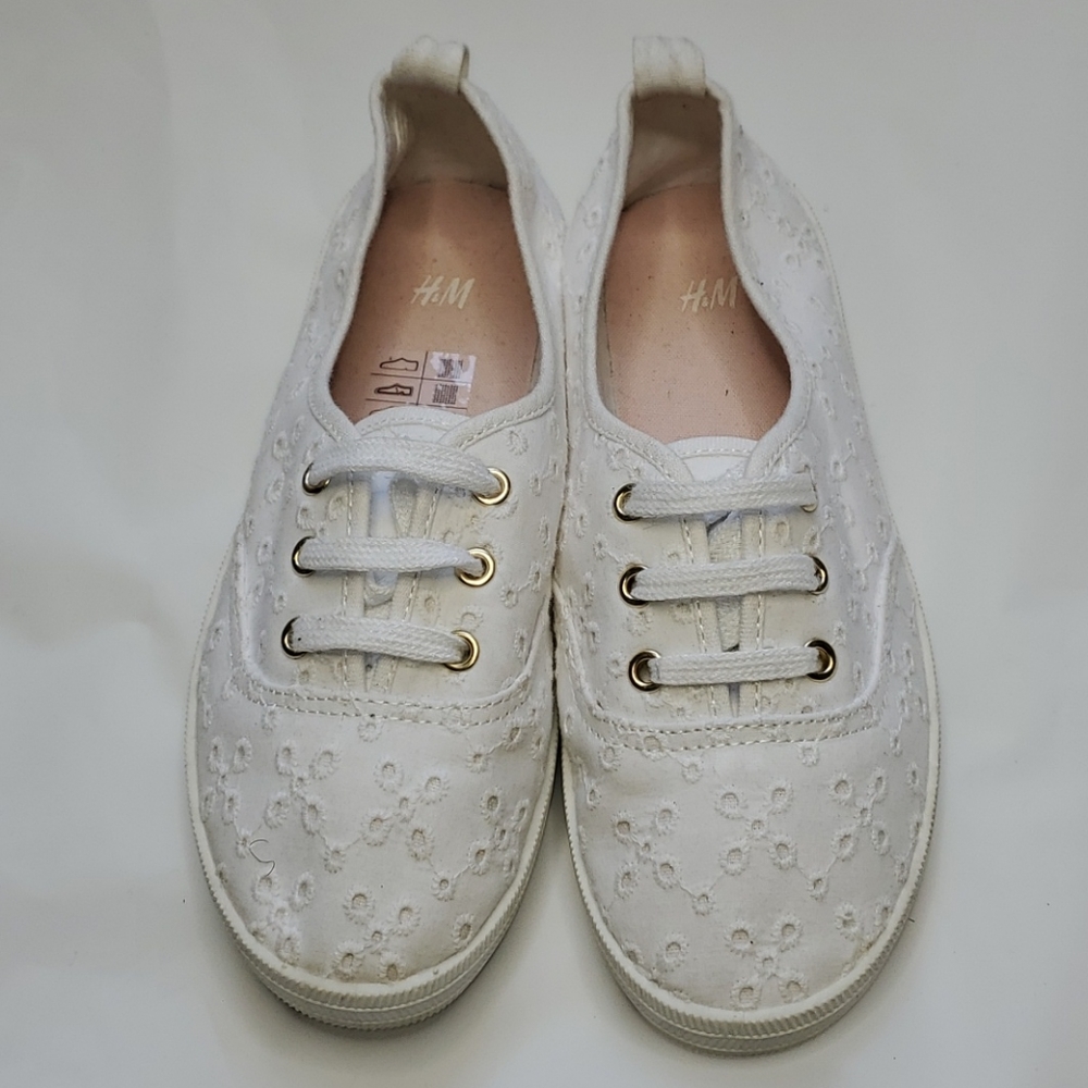 Girls H&M White Sneakers